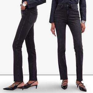 Madewell Stovepipe Jeans in Banberry Wash: Raw-Hem Edition | Size 29